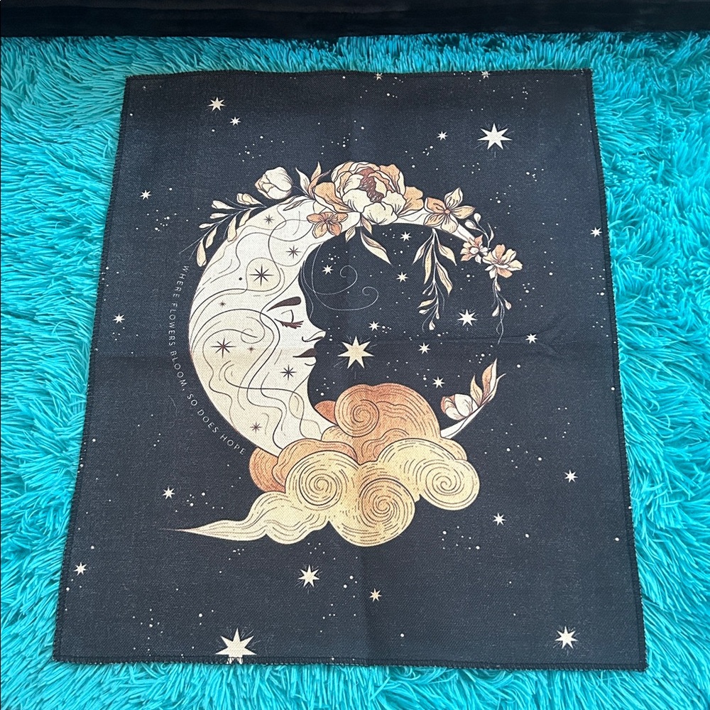 Moon Lovers cloth celestial Tapestries. Perfect for a meditation space.